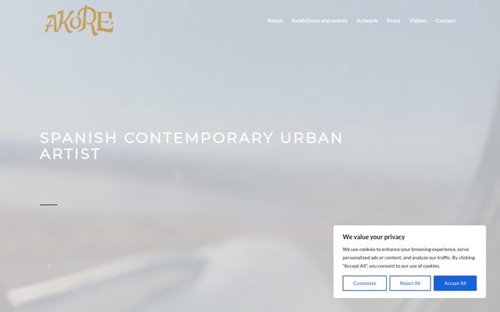 Screenshot of akore.es