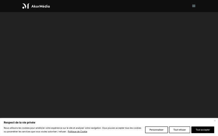 Skärmbild av akormedia.com