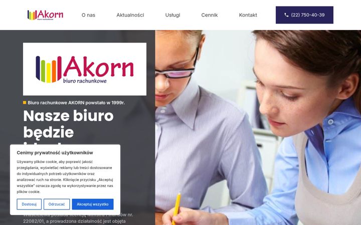 Screenshot of akorn.com.pl