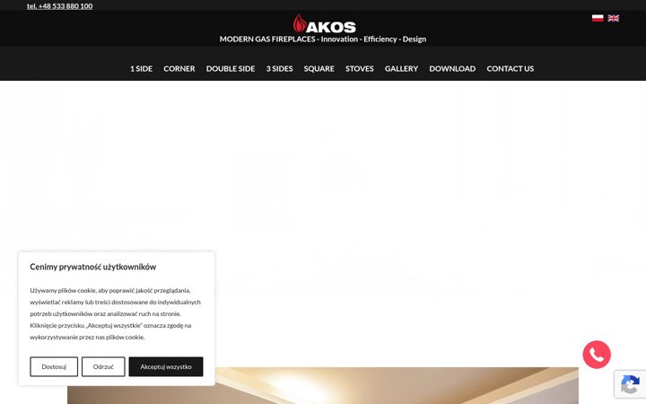 Screenshot of akosfires.com