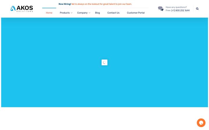 Skärmbild av akosonline.com