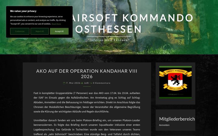 Screenshot of akosthessen.de