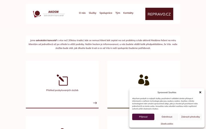 Screenshot of akosw.cz