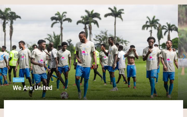 Screenshot di akotokuroyalsfc.com