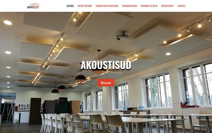 Screenshot di akoustisud.com