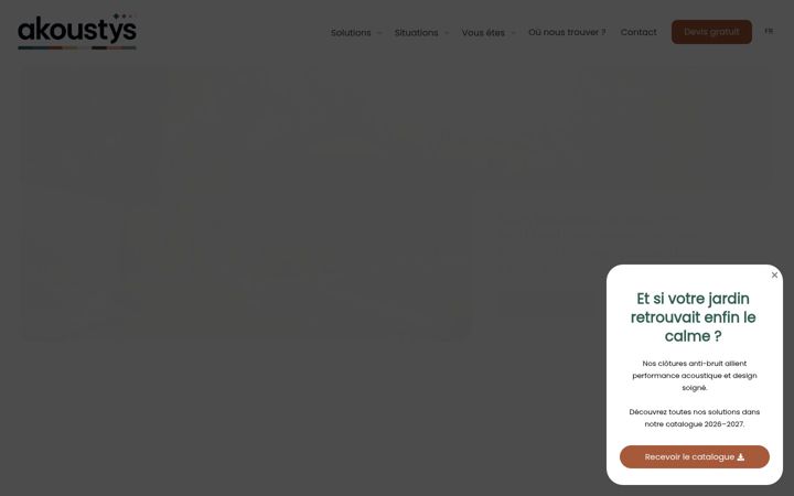 Screenshot di akoustys.com