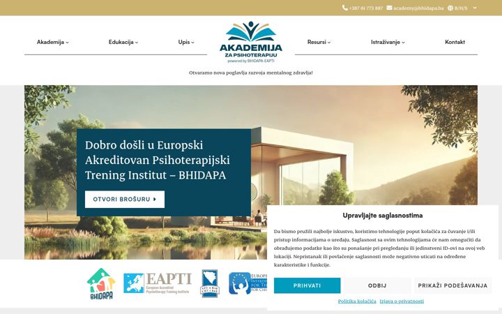 Screenshot of akp.ba