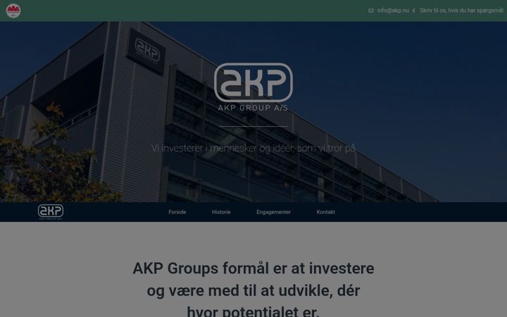 Screenshot of akp.nu