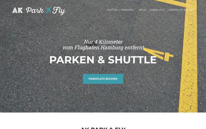 Screenshot of akpark-fly.de