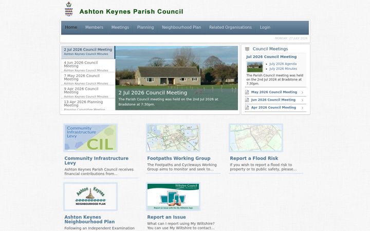 Screenshot of akpc.org.uk