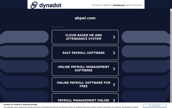 Screenshot di akpel.com