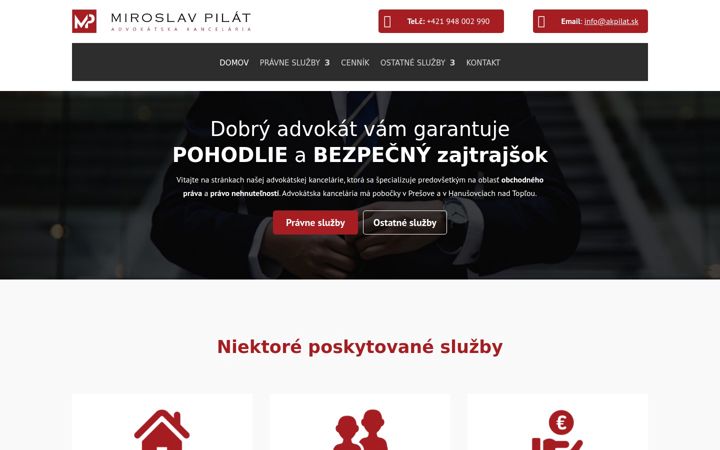 Screenshot of akpilat.sk