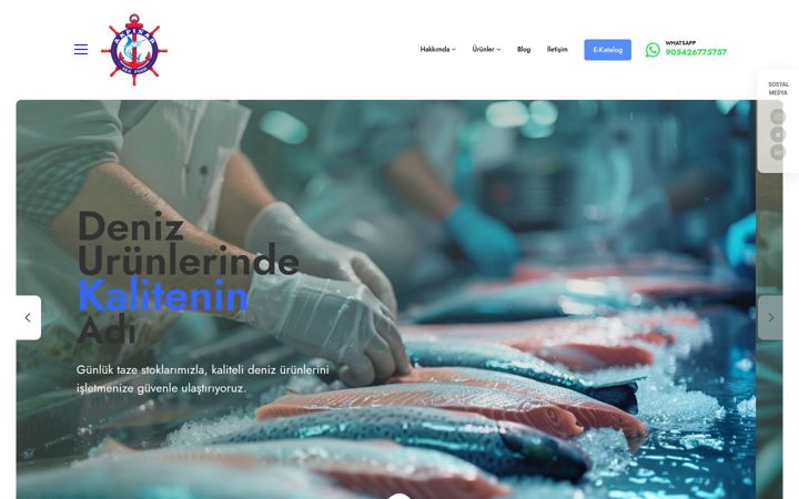 Screenshot di akpinardenizurunleri.com