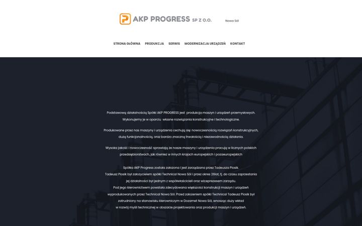 Screenshot of akpprogress.pl