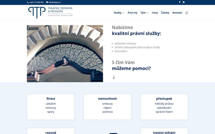 Screenshot of akptp.cz