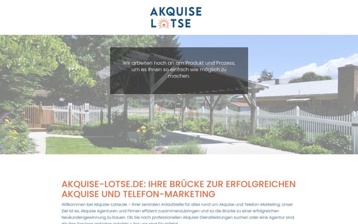 Screenshot of akquise-lotse.de