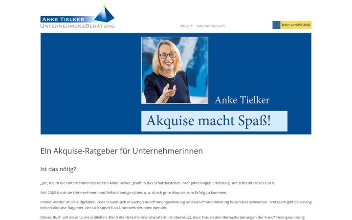 Screenshot von akquise-macht-spass.de