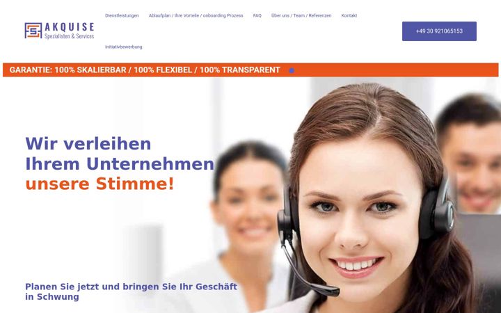 Screenshot of akquiseundco.de
