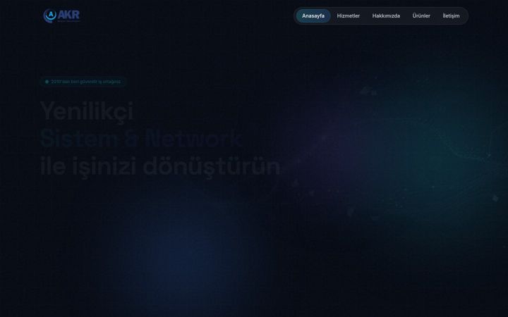 Screenshot of akrbilisim.com.tr