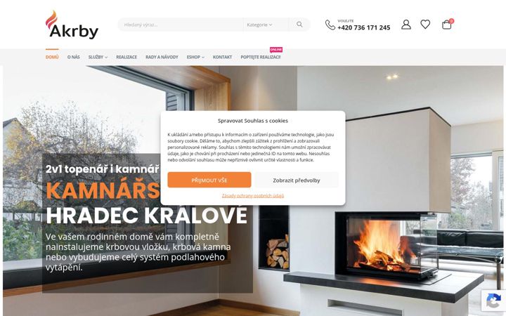 Screenshot of akrby.cz