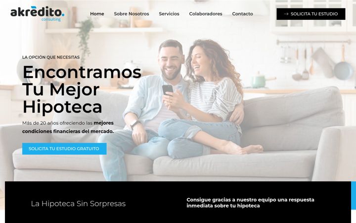 Screenshot of akredito.es
