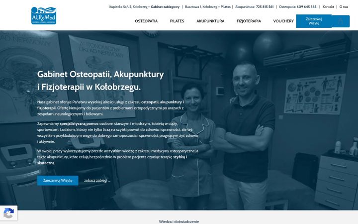 Screenshot of akremed.com