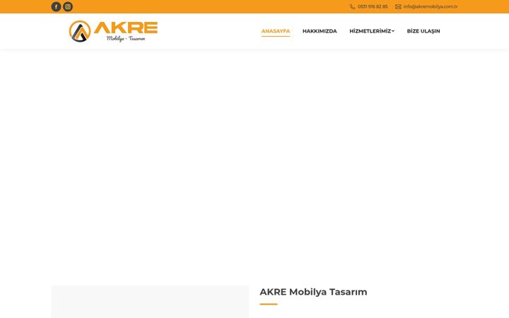 Screenshot von akremobilya.com.tr