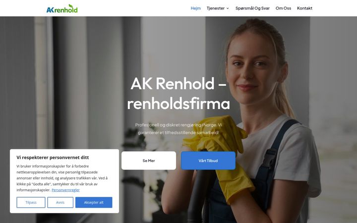 Screenshot of akrenhold.no