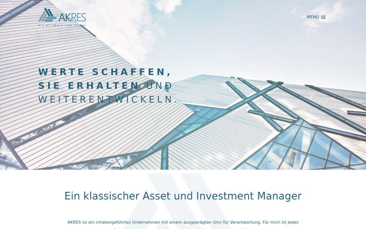 Screenshot of akres.de
