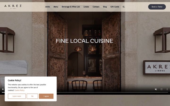 Screenshot of akreslindos.com