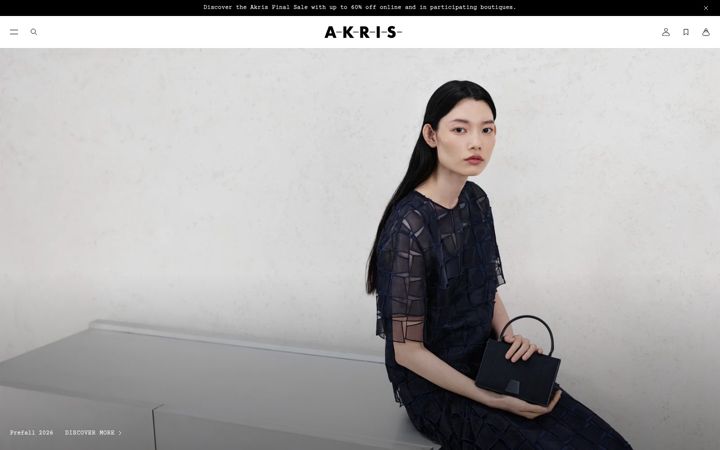 Screenshot of akris.com