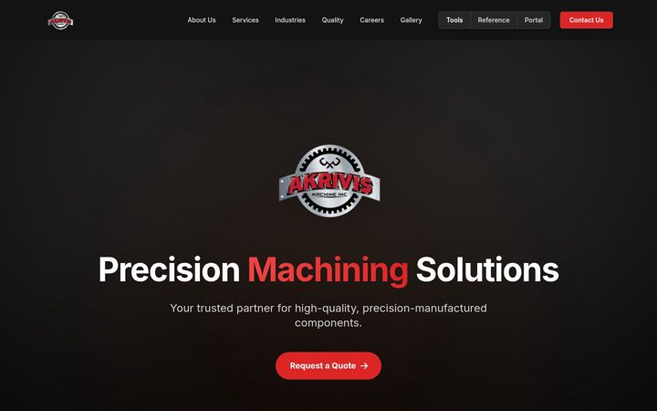 Screenshot of akrivismachine.com