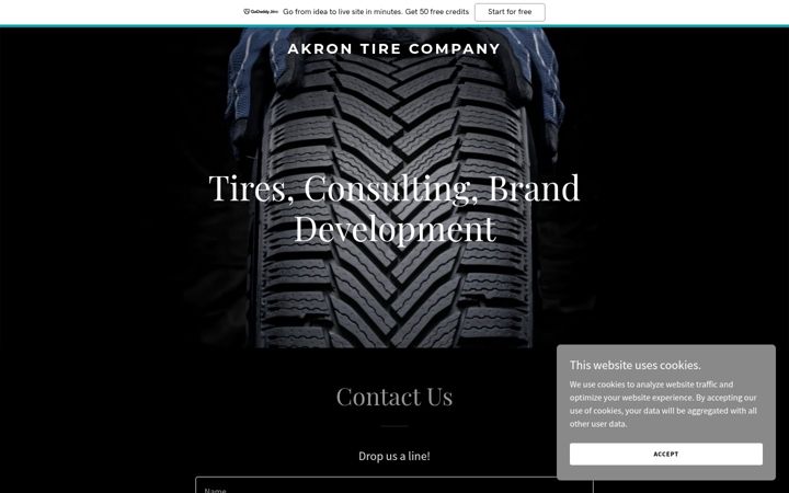 Screenshot of akrontire.com