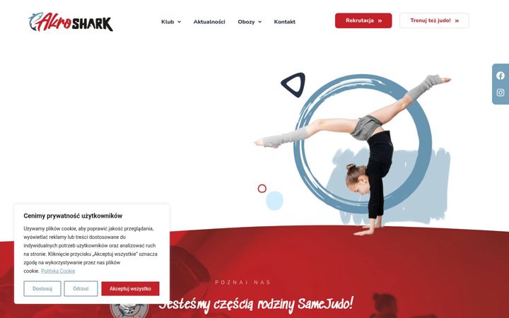 Screenshot of akroshark.pl