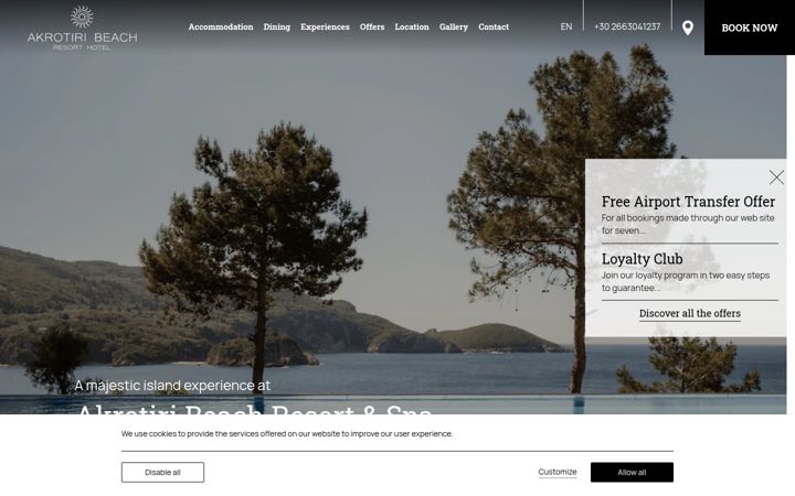 Ekrano kopija akrotiri-beach.com