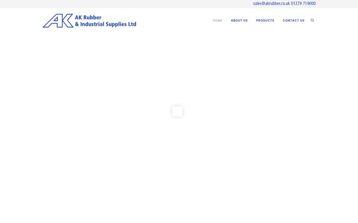 Screenshot of akrubber.co.uk