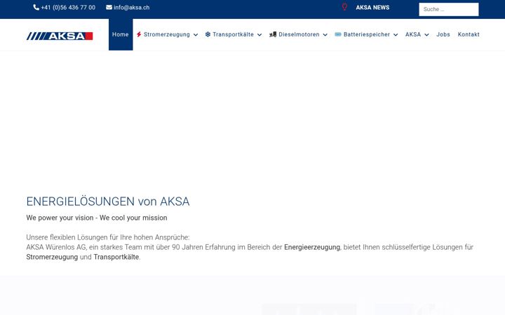 Screenshot of aksa.ch