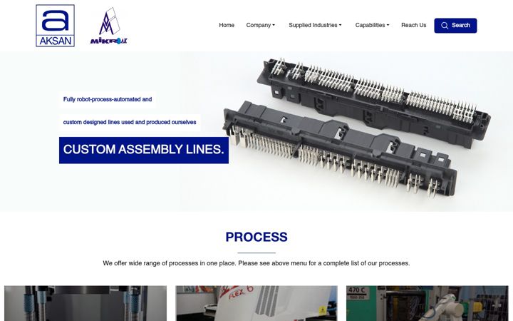 Screenshot of aksan-co.com