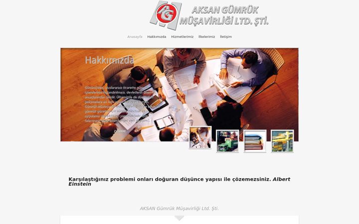 Screenshot of aksan.net