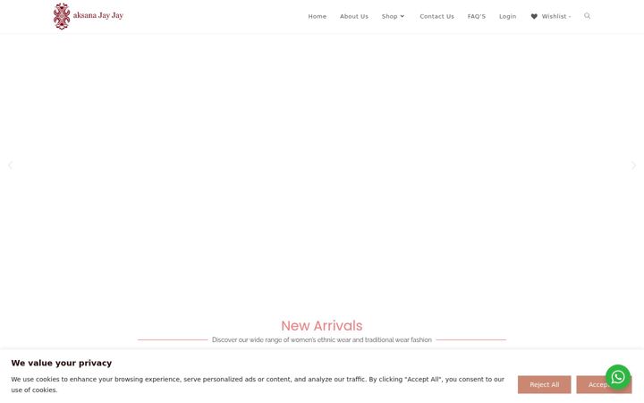 Screenshot of aksanajayjay.com