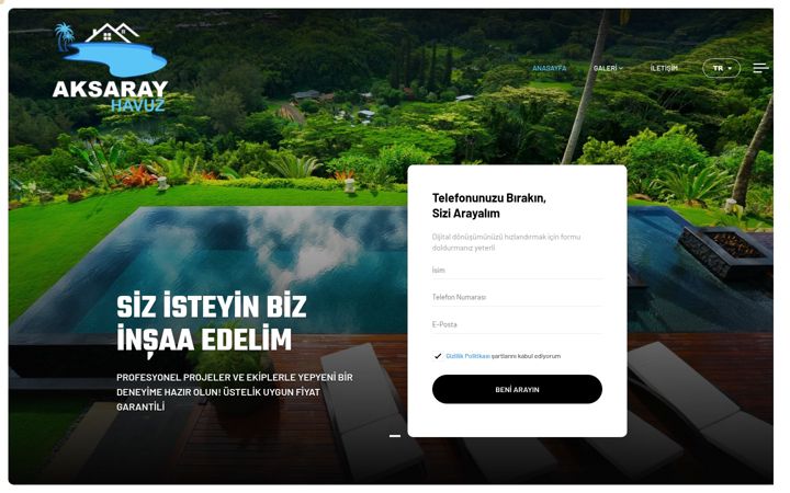 Screenshot of aksarayhavuz.com.tr