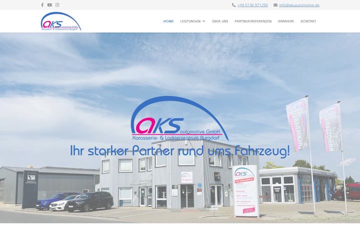 Screenshot of aksautomotive.de
