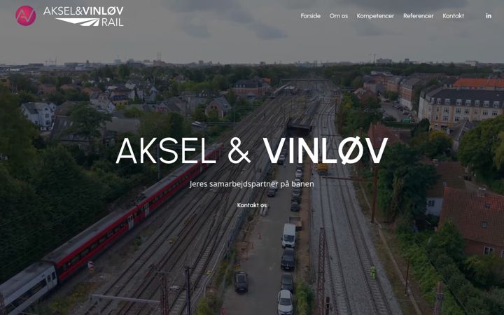 Screenshot of aksel-vinlov.dk