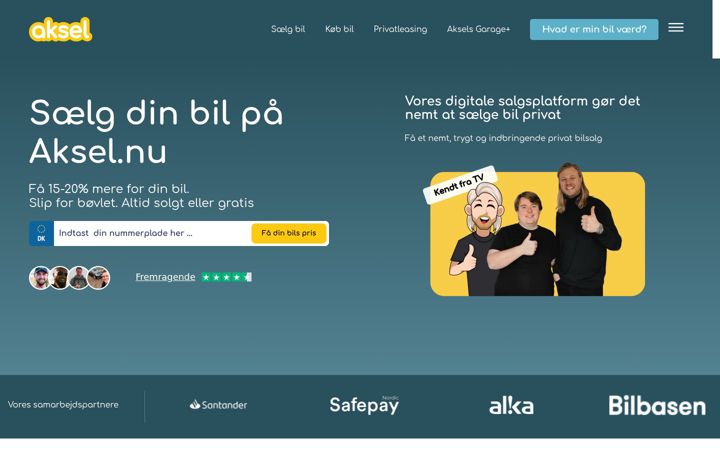 Screenshot von aksel.nu