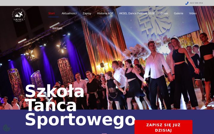 Screenshot of aksel.rzeszow.pl