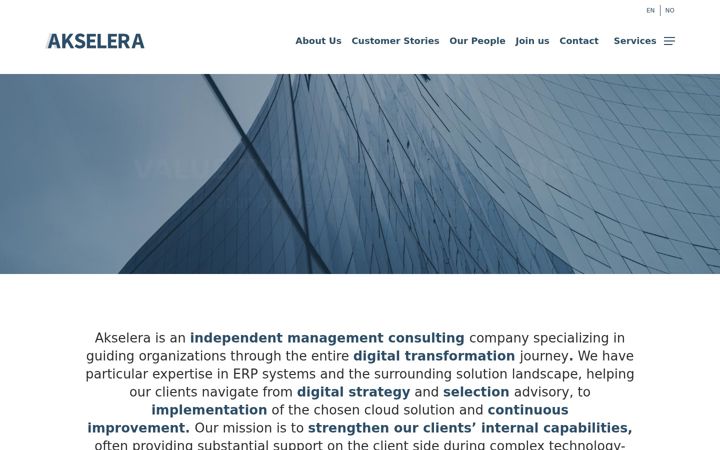 Screenshot of akselera.name