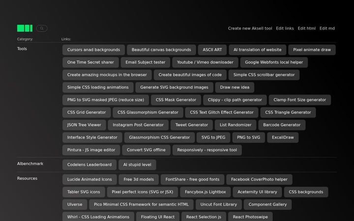 Screenshot of aksell.dev