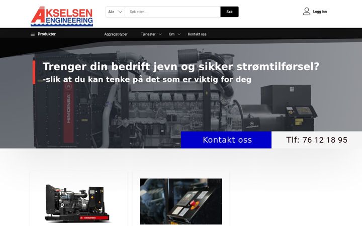 Screenshot of akselsen.as