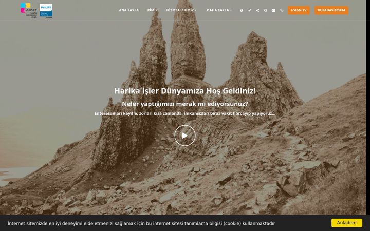 Screenshot of aksettanitim.com.tr