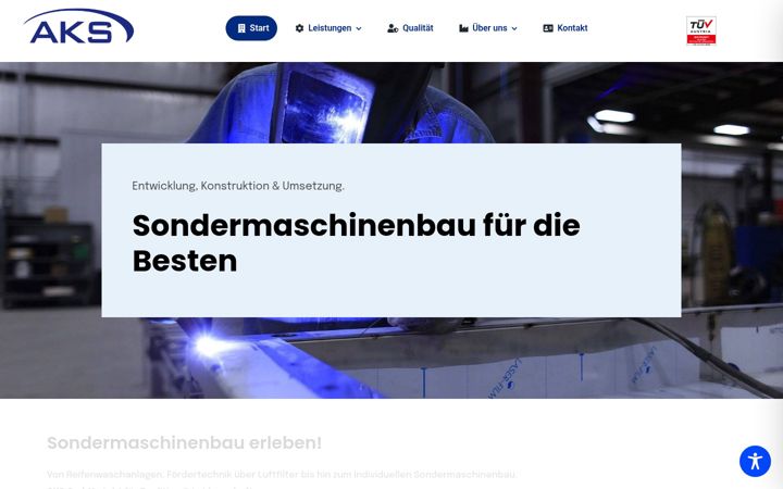 Ekrano kopija aksgmbh.de